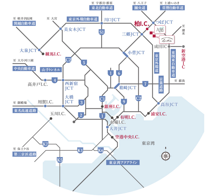 高速道路図