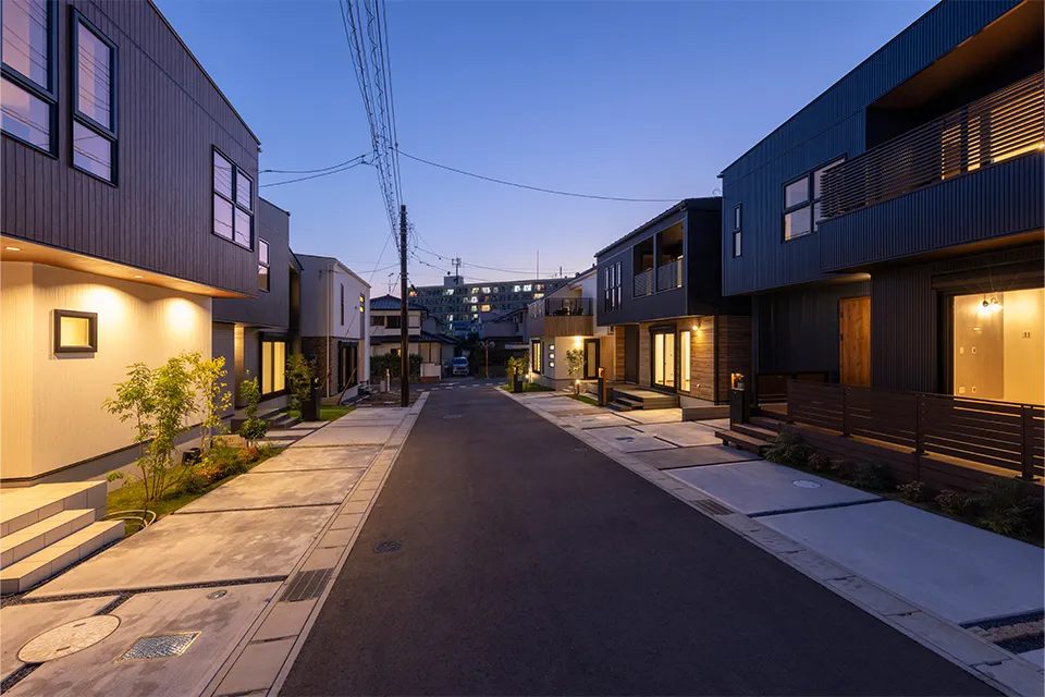 創建の施工事例_街並