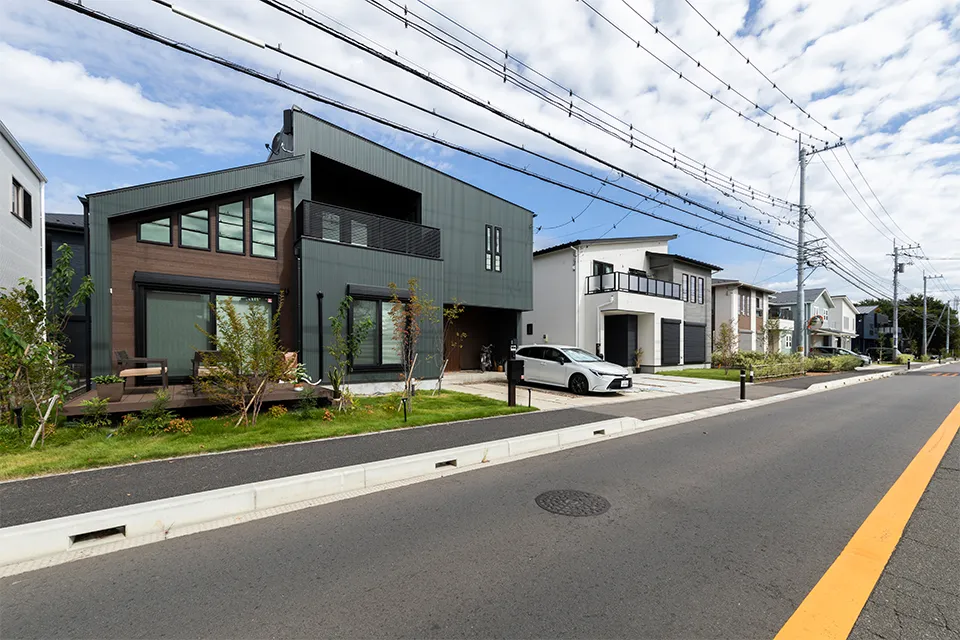 創建の施工事例_街並