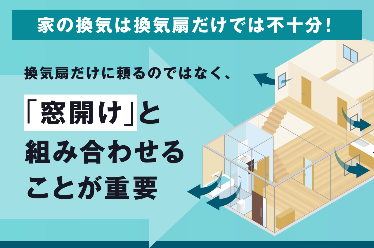 家の換気は換気扇だけで十分？家の空気を効率的に入れ替える方法を紹介【大阪の外壁塗装業者 創建ペイント(創ペン)監修】